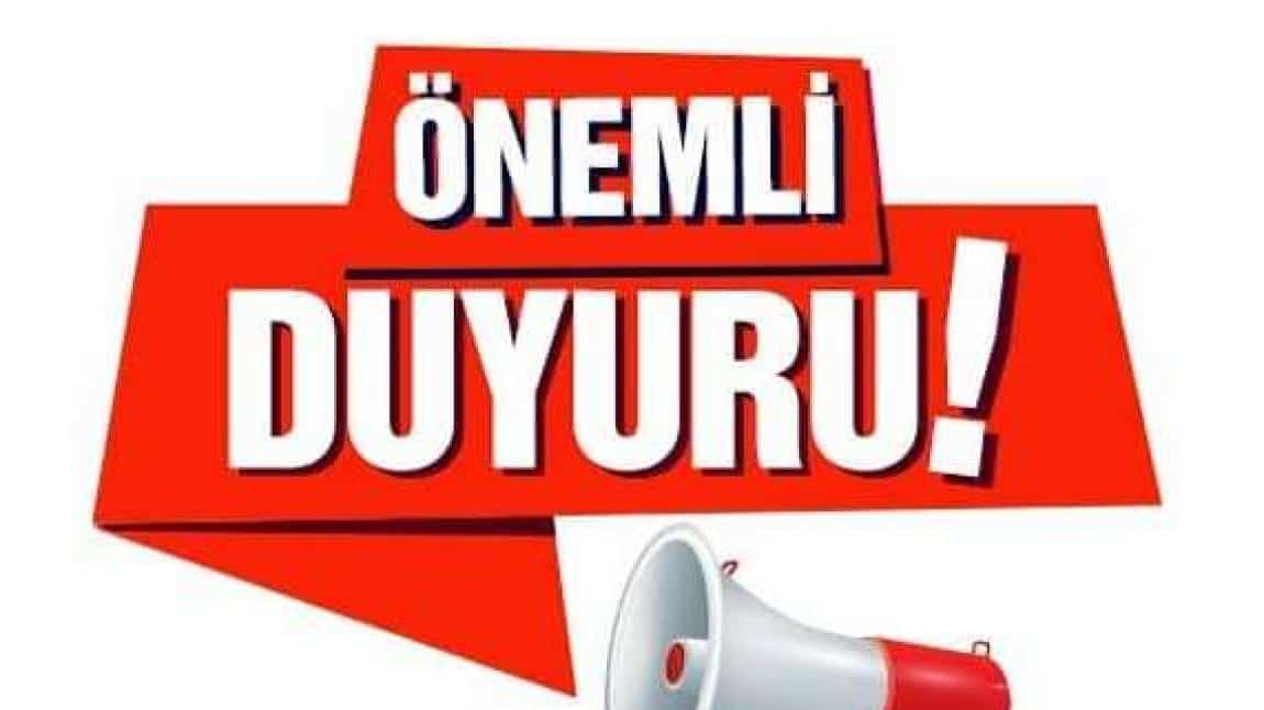 Önemli Duyuru