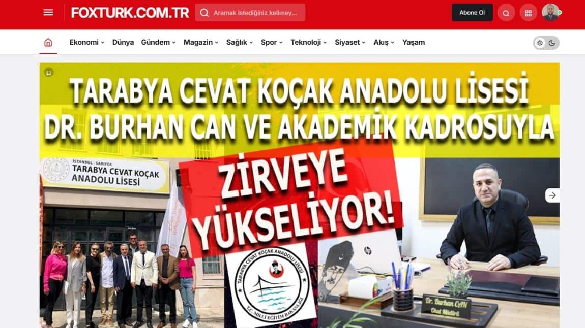 Veeee Ulusal Basındayız!